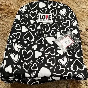 Brighton | Bags | Nwt Brighton Heart Backpack Black And  display picture 1